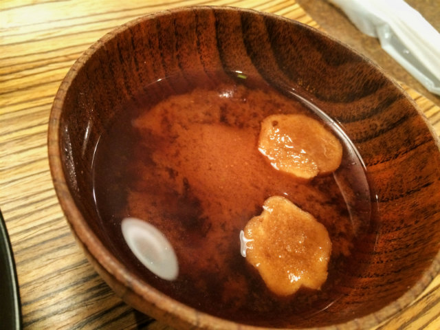 「佰食屋」味噌汁